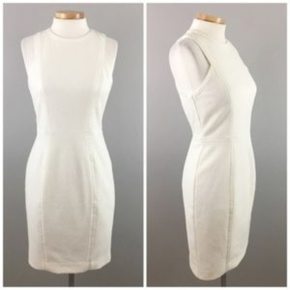 H&M Dresses & Skirts - H&M White Structured Sheath Dress